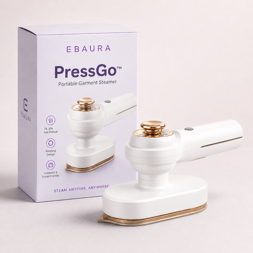 Ebaura PressGo™ Portable Garment Steamer