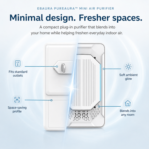 Ebaura PureAura™ Mini Air Purifier