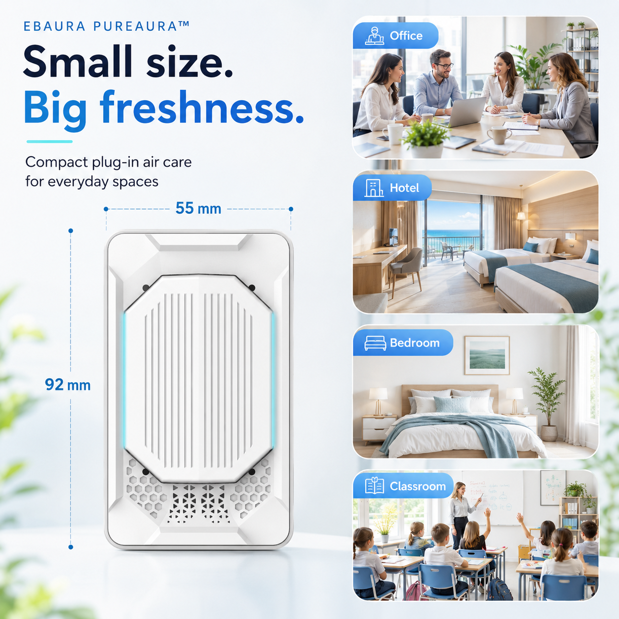 Ebaura PureAura™ Mini Air Purifier
