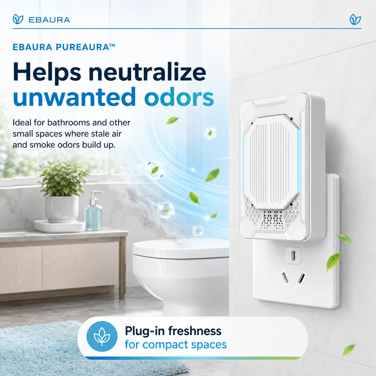 Ebaura PureAura™ Mini Air Purifier
