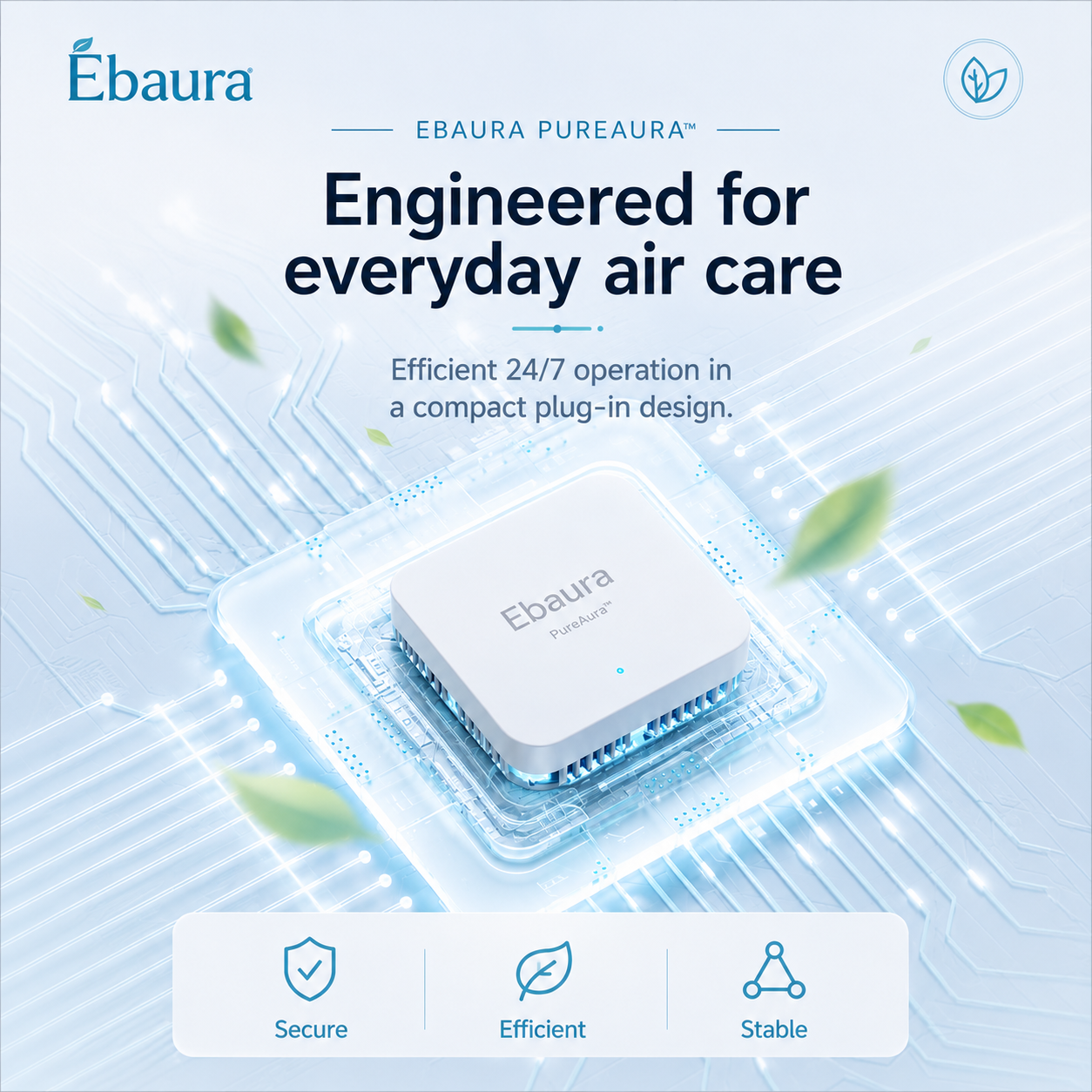 Ebaura PureAura™ Mini Air Purifier